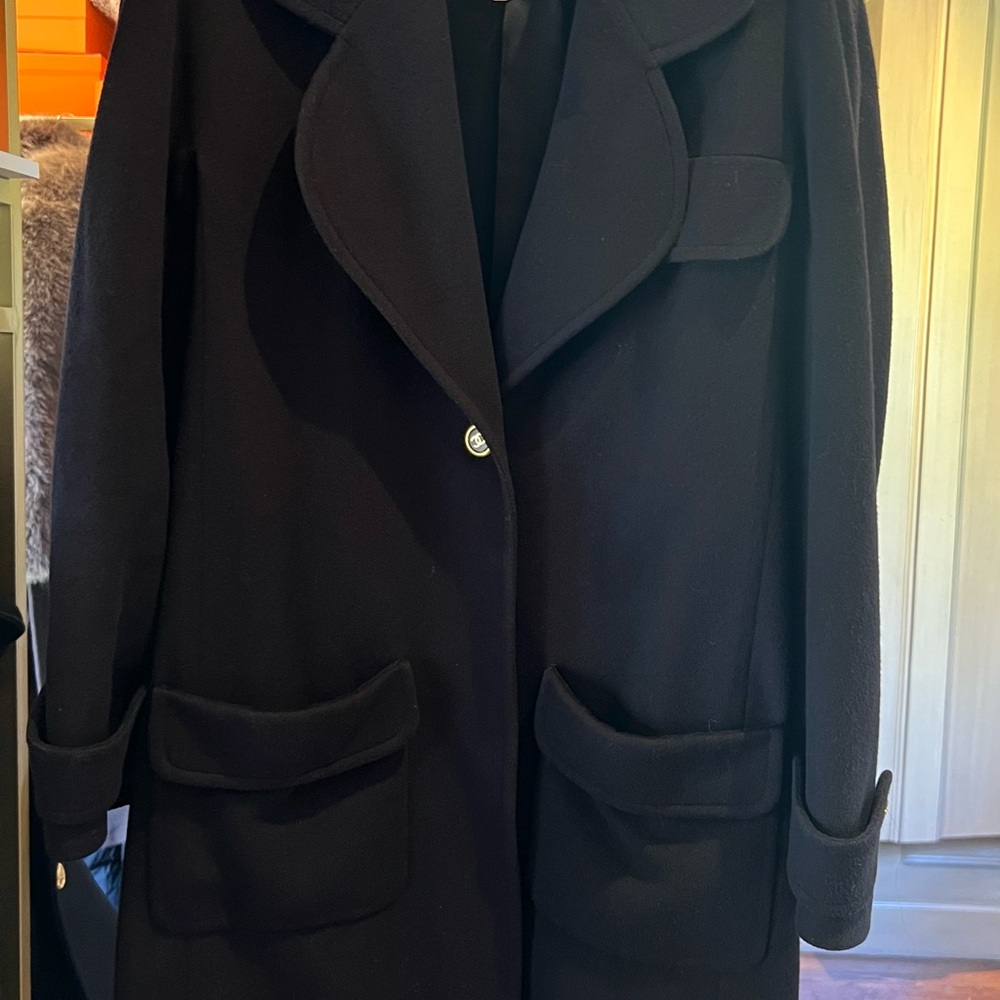 Chanel cashmere  Black Women's Coat